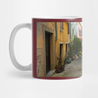 Street in Buzet, Croatia Mug